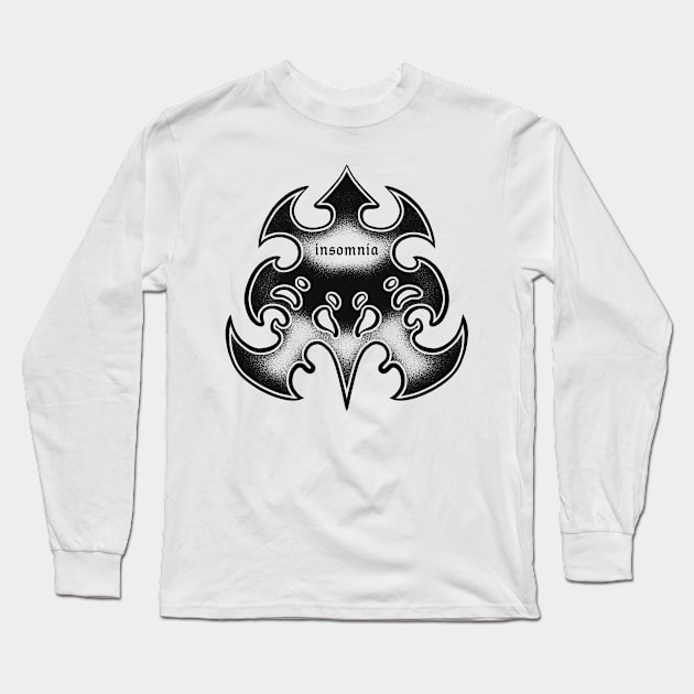 TRIBAL INSOMNIA2 Long Sleeve T-Shirt by Happyme